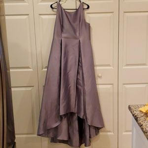 Gray high/low formal